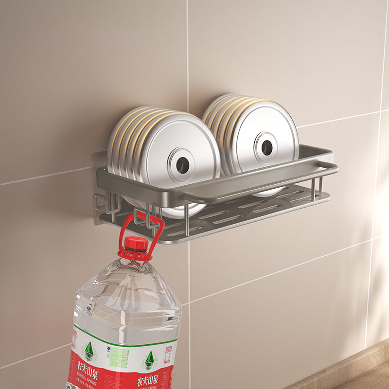Wipe Rack Kitchen Storage Rack Without Punching Shelves Wall Mounted Spice Rack Home Drainert