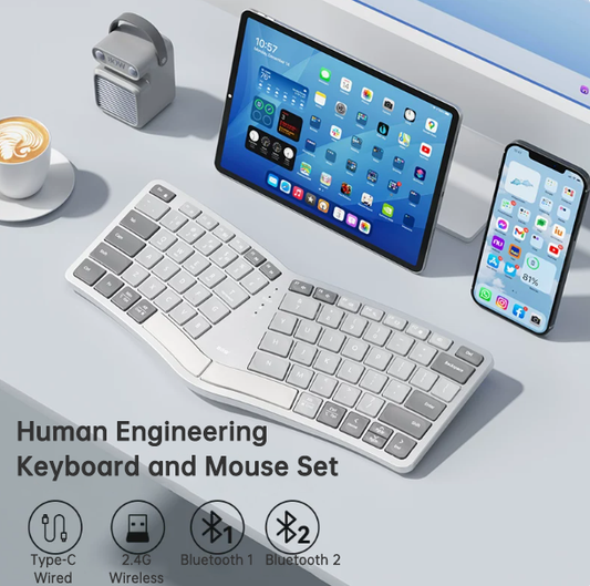 Bluetooth Wireless Ergonomic Keyboard