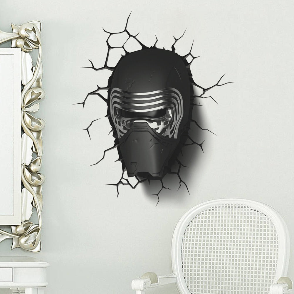 3D wall stickers, removable decorative wall stickers for children's bedrooms