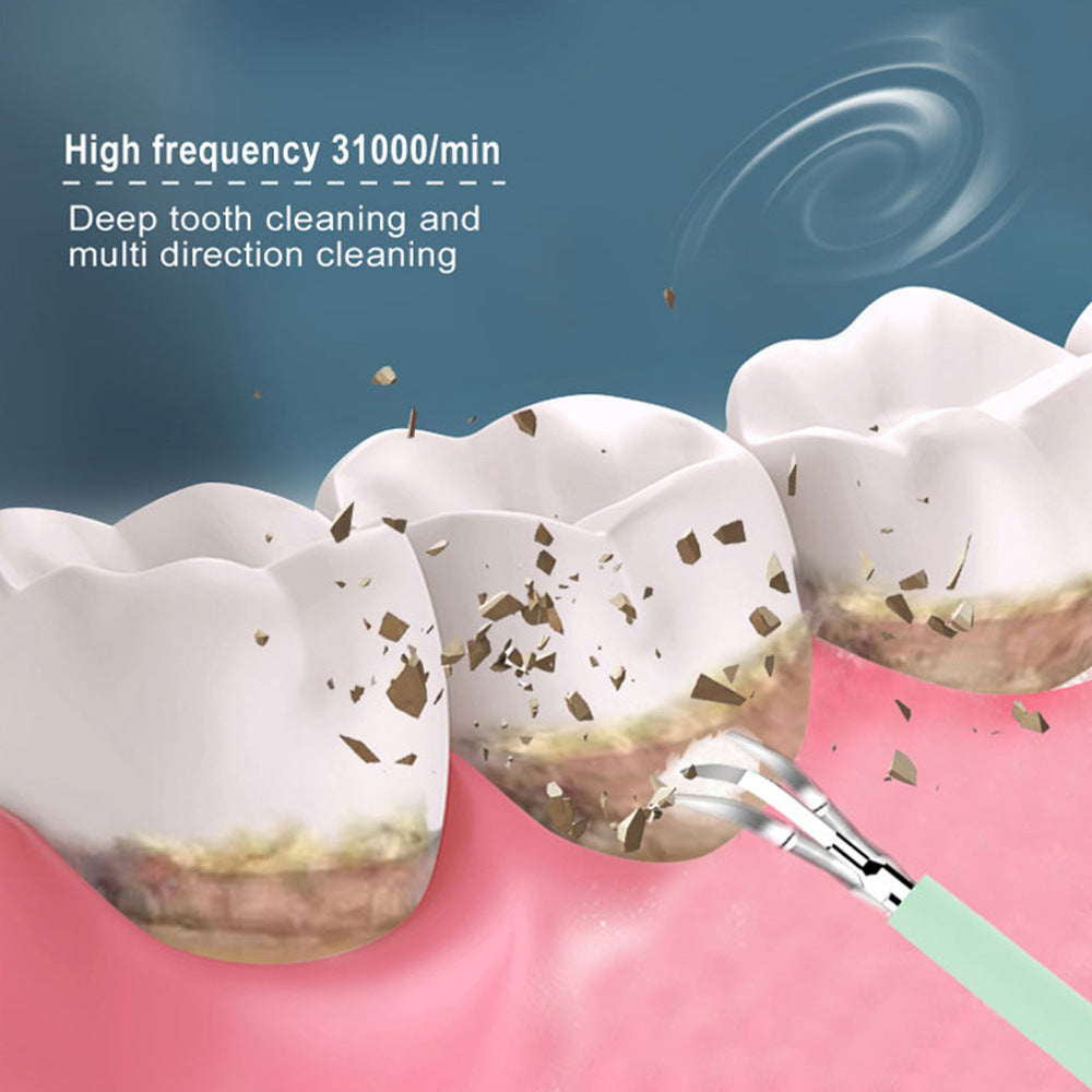 Seven-In-One Tooth Cleaner 4-Speed Electric Toothbrush Tartar Cleaning USB Household Tooth