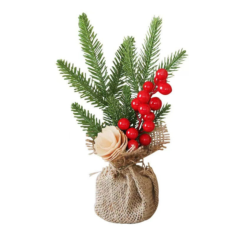 New Christmas Decorations Mini Christmas Tree Window Display Desktop Atmosphere Decoration